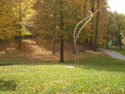 Everlasting Change Sculpture at the Stormking Art Park, New York.