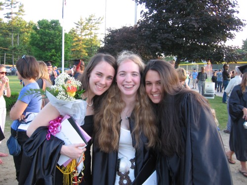 Me, Ash, and Cait at Graduation; June 15, 2007.