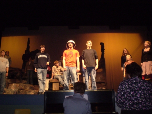 November 11, 2006:  La Mancha Rehearsals