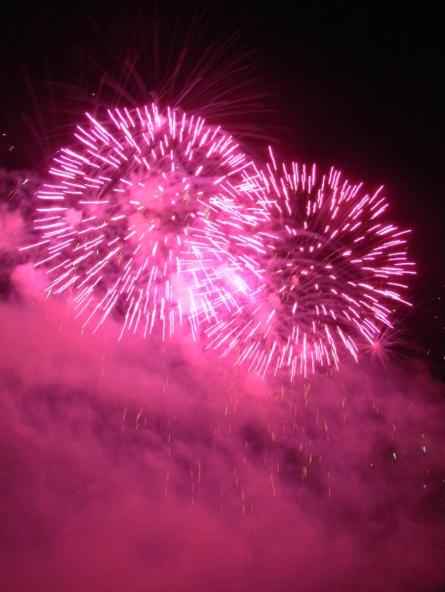 Pink Fireworks, Jaffrey 2010